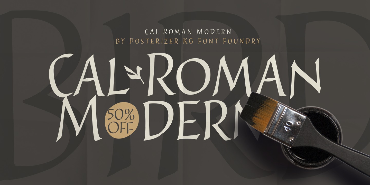 Пример шрифта Cal Roman Modern
